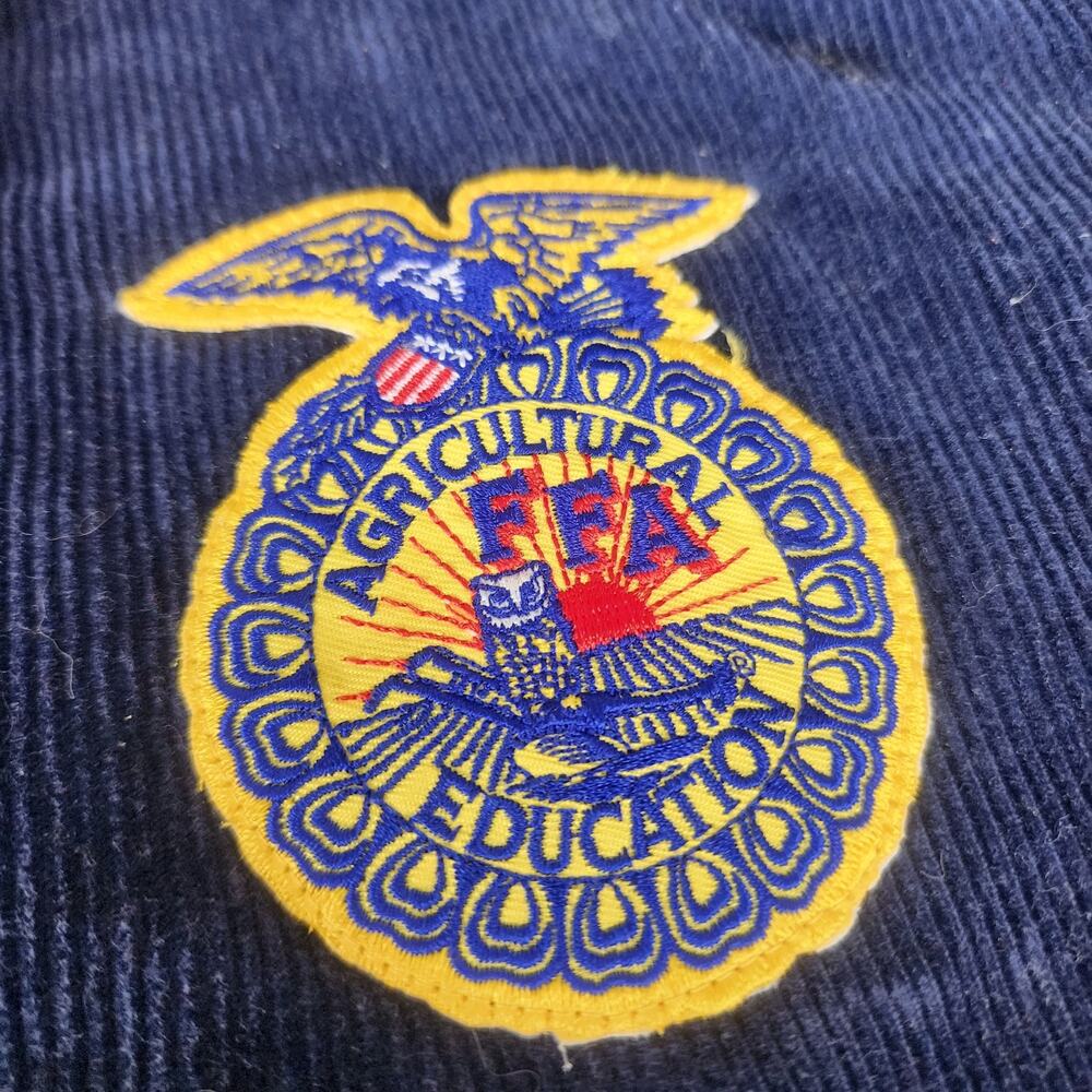 Vintage FFA Kentucky South Warren Navy Corduroy Jacket - Picture 5 of 6